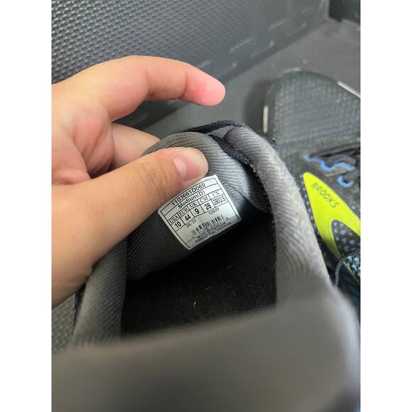 Brooks Men's Black Blue Nightlife Adrenaline GTS 22 Running Shoes Size 10 - Picture 8 of 8